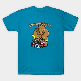 Friendly Bear is a Master Drummer T-Shirt